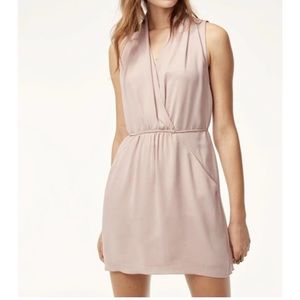 Aritzia Blush Pink Sleeveless Dress
